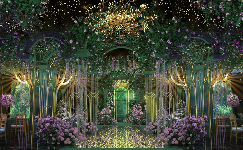 孟连奇妙森林婚礼堂效果展示